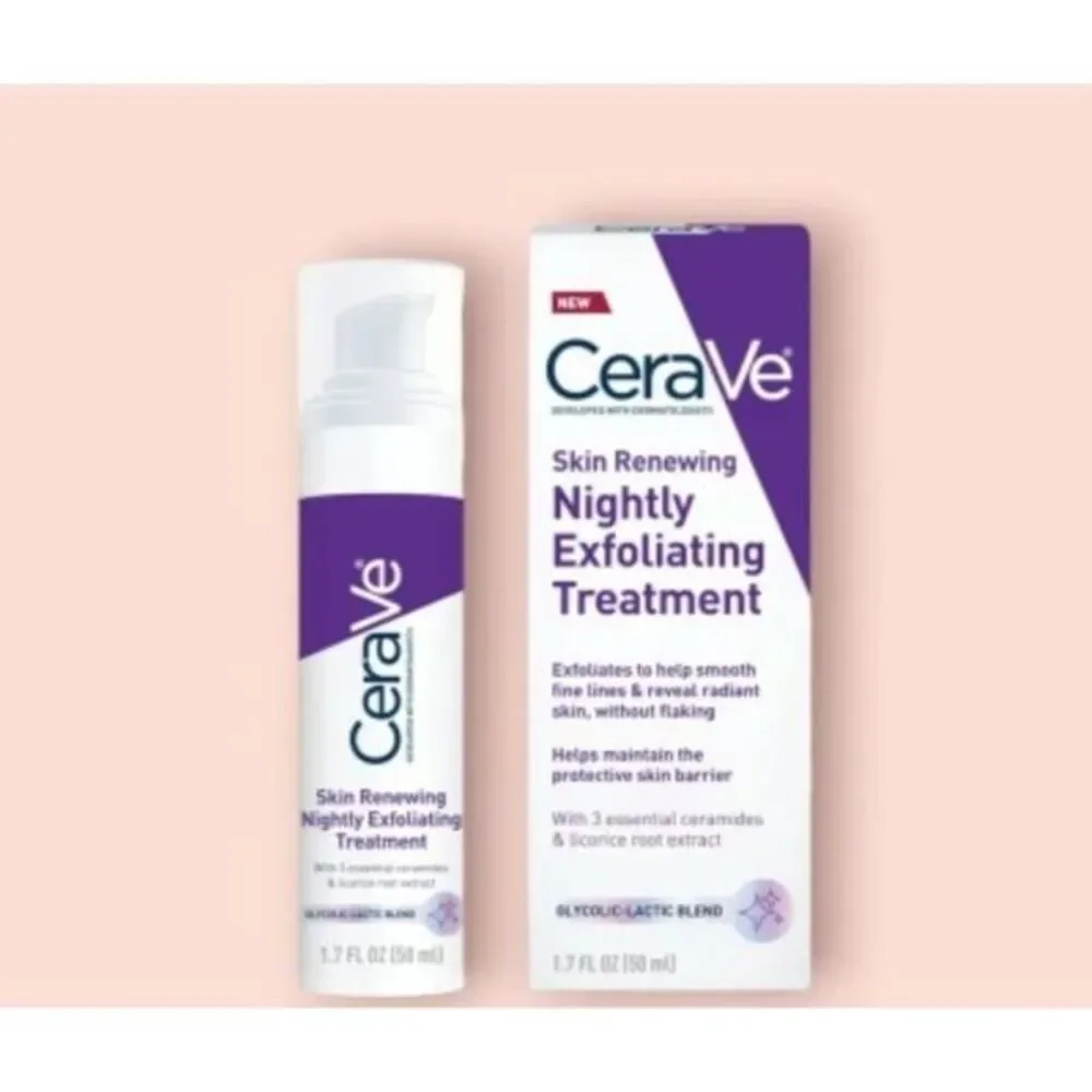CeraVe Skin Renewing Nightly Exfoliating Treatment Serum (1.7 FL OZ)‎